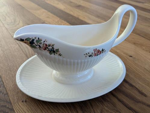 Wedgwood Conway sauskom met vaste schotel, Antiek en Kunst, Antiek | Servies los, Ophalen