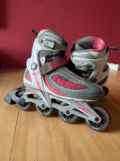 Spex GX3 skeelers / skates (maat 41, valt klein), Sport en Fitness, Skeelers, Zo goed als nieuw, Inline skates 4 wielen, Overige merken