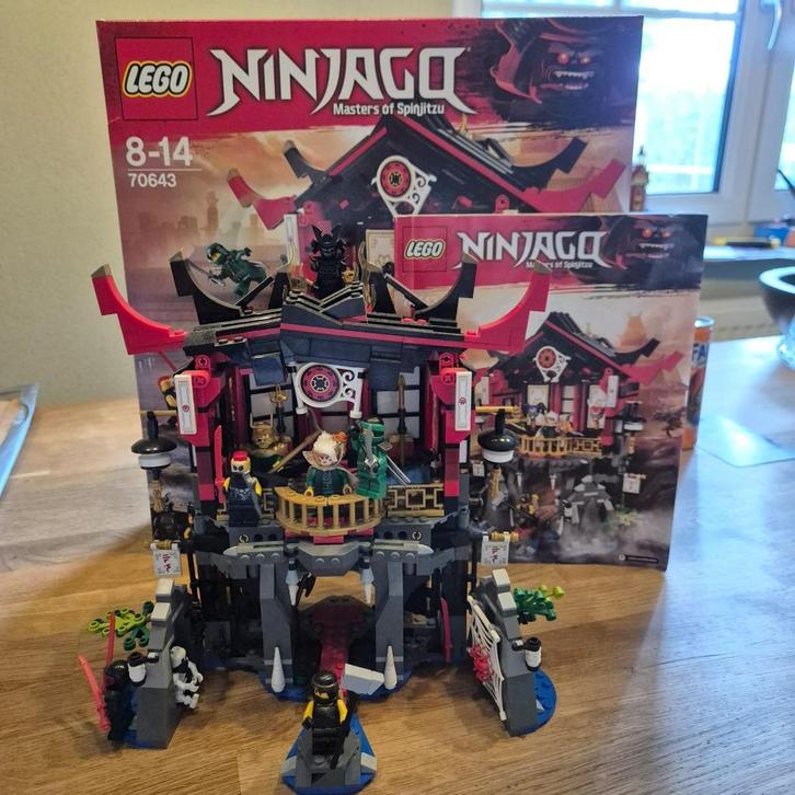 70643	LEGO Ninjago	Tempel van de Opstand COMPLEET MET DOOS, Kinderen en Baby's, Speelgoed | Duplo en Lego, Zo goed als nieuw, Lego