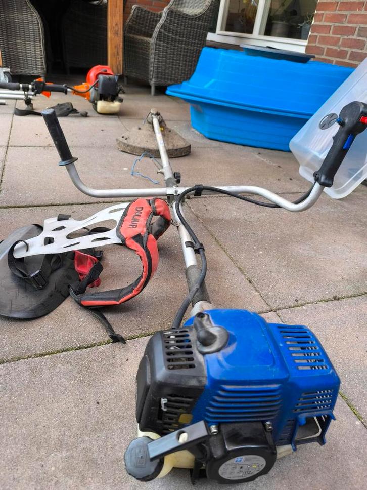 Bosmaaier met dolmar hesje - Gebruikt, Tuin en Terras, Bosmaaiers, Gebruikt, Benzine, 30 tot 50 cm, Ophalen