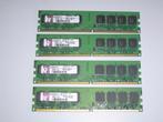 4 x 1 Gb Kingston 2Rx8 PC2-5300U - 555-12-E1, Ophalen of Verzenden, DDR2, Desktop, Gebruikt