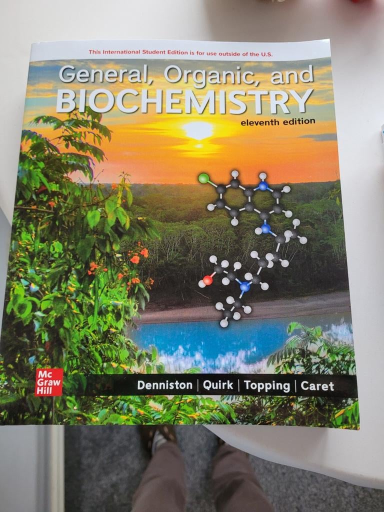 General, Organic, and Biochemistry - 11th Edition, Boeken, Denniston, Quirk, Topping, Caret, Zo goed als nieuw, Beta, HBO