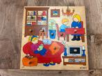 Educo schoolmateriaal houten inlegpuzzel/puzzel woonkamer, 2 tot 4 jaar, 10 tot 50 stukjes, Ophalen of Verzenden, Zo goed als nieuw