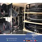W117 CLA45 45 AMG VOORBUMPER ZWART COMPLEET + AMG GRIL ORIGI, Gebruikt, Voor, Mercedes-Benz, Ophalen of Verzenden