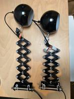 Twee Leitmotiv Harmonica Zwarte Bedlamp / Burolamp, Ophalen of Verzenden, Gebruikt