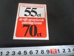 sticker AD 55ct de rijk gevarieerde zaterdag krant 70ct, Ophalen, Zo goed als nieuw, Bedrijf of Vereniging