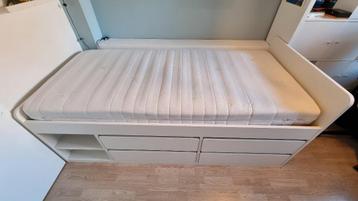 IKEA Släkt bedframe met opberger + lattenbodem + matras - afbeelding 7