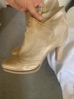 Laarsjes roberto d’angelo mt 37 goudkleurig, Kleding | Dames, Verzenden, Zo goed als nieuw, Overige kleuren