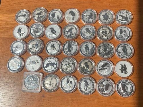 Kookaburra | zilver oz, Postzegels en Munten, Edelmetalen en Baren, Zilver, Ophalen of Verzenden