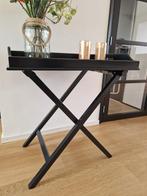 butler tray massief mahony, Huis en Inrichting, Ophalen, Zo goed als nieuw, Rechthoekig, Hout