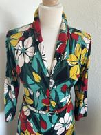 King Louie maat L retro emmy jurk bloemen, Kleding | Dames, Maat 42/44 (L), Ophalen of Verzenden, Zo goed als nieuw, Knielengte