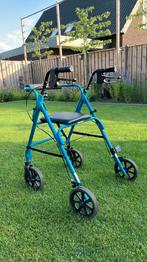 Rollator, van het merk THUASNE BLAUW, Ophalen of Verzenden, Zo goed als nieuw