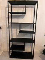 Industriële metalen kast zwart, Huis en Inrichting, Ophalen, Zo goed als nieuw