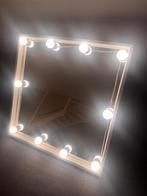 IKEA Spiegel met Lampen, Huis en Inrichting, Woonaccessoires | Spiegels, Ophalen, Zo goed als nieuw, Vierkant, 50 tot 75 cm