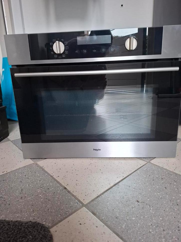 Pelgrim MAC524RVS Combi Oven - Inbouw, Witgoed en Apparatuur, Ovens, Gebruikt, Inbouw, Oven met grill, 45 tot 60 cm, 45 tot 60 cm