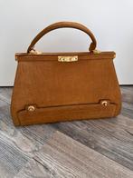 Vintage Bruine Handtas, Sieraden, Tassen en Uiterlijk, Tassen | Damestassen, Ophalen of Verzenden, Gebruikt, Bruin, Handtas