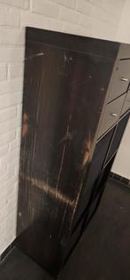 Zwarte Expedit kast met bakken en lades, Gebruikt, 100 tot 150 cm, Modern, 25 tot 50 cm
