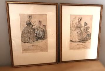 Gravure Franse mode  beschikbaar voor biedingen