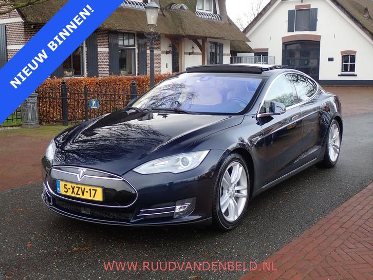 Tesla Model S 85 Base 86%SOH/FREE SUPERCHARGING/CCS/SCHUIFDA, Auto's, Tesla, Bedrijf, Te koop, Model S, ABS, Achteruitrijcamera