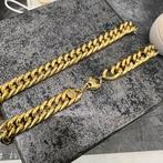 18 karaat gouden ketting gourmet cuban schakel, Ophalen of Verzenden, Zo goed als nieuw, Goud