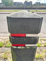 4x kunststof diamant koppaal (afm. 150 x 150 mm en 140 cm), Ophalen, Gebruikt, Minder dan 180 cm, Palen