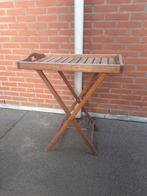 Bijzettafel mahonie hout, Huis en Inrichting, Tafels | Bijzettafels, Ophalen, Minder dan 55 cm, Gebruikt, Rechthoekig