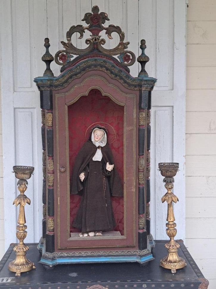 Antieke Thuiskapel of Vitrine, Antiek en Kunst, Antiek | Meubels | Kasten, Ophalen