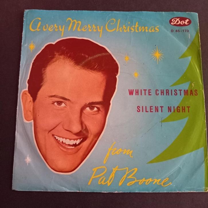 kerst/ christmas: pat boone; white christmas (36), Cd's en Dvd's, Vinyl Singles, Single, 7 inch, Verzenden