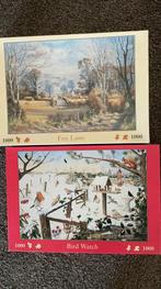 2 HOP puzzels van 1000 stukjes, Ophalen of Verzenden, 500 t/m 1500 stukjes, Gebruikt