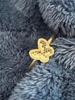 18 karaat vlinder ring, Sieraden, Tassen en Uiterlijk, Ringen, Nieuw, Ophalen of Verzenden, 17 tot 18, Dame