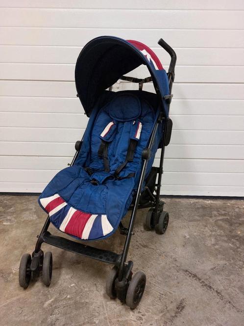 Easywalker Mini Buggy - Union Jack Design, Kinderen en Baby's, Buggy's, Zo goed als nieuw, Overige merken, Verstelbare rugleuning