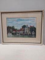 Gesigneerd kunstwerk van Frederik Rackwitsz, Ophalen of Verzenden