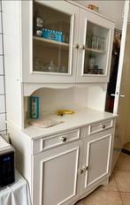 Buffetkast met glazen deuren, Ophalen, Gebruikt, 100 tot 150 cm, Met lade(s)