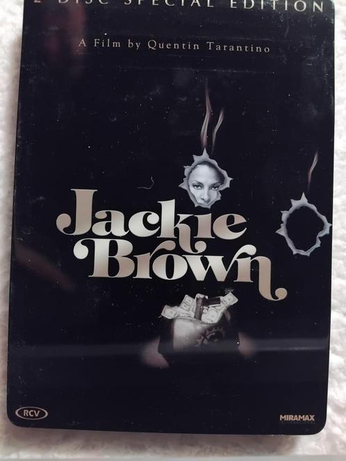Jackie Brown Quentin Tarantino, Cd's en Dvd's, Dvd's | Thrillers en Misdaad, Gebruikt, Detective en Krimi, Vanaf 16 jaar, Verzenden