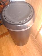 Brabantia prullenbak 60 liter, Huis en Inrichting, Woonaccessoires | Prullenbakken, 40 liter of meer, Ophalen, Rvs, 50 tot 75 cm