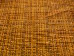 Vintage stof jaren 60-70, Hobby en Vrije tijd, Stoffen en Lappen, Gebruikt, Verzenden, 120 cm of meer, Oranje