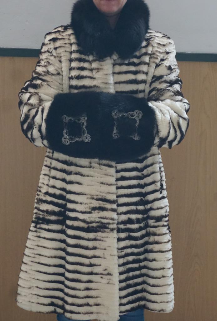 Dames bontjas, Kleding | Dames, Jassen | Winter, Zo goed als nieuw, Maat 38/40 (M), Overige kleuren, Verzenden