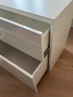 Wit Ikea kastje met lades, Gebruikt, 1 of 2 laden, Ophalen of Verzenden, Minder dan 100 cm