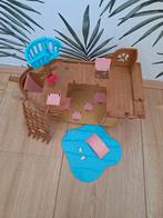 Sylvanian Adventure Treasure Ship 5210, Ophalen of Verzenden, Zo goed als nieuw, Poppenhuis