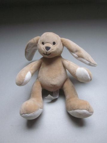 Hema lichtbruin - wit zacht glad pluche konijn knuffel nieuw beschikbaar voor biedingen