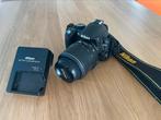 Nikon D3100 DSLR met 18-55mm VR lens + oplader en batterij, Audio, Tv en Foto, Fotocamera's Digitaal, Gebruikt, Spiegelreflex