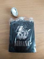 Nieuwe zwarte heupfles met gegraveerd logo. Nirvana., Ophalen of Verzenden, Zo goed als nieuw