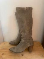 Leren laarzen mt 38 Walk in the park mosgroen, Kleding | Dames, Schoenen, Ophalen of Verzenden, Zo goed als nieuw, Groen, Hoge laarzen