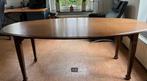 Ovaal/ellipsvormige tafel massief eiken handgemaakt, Huis en Inrichting, Tafels | Eettafels, Ophalen, Gebruikt, Eikenhout, 200 cm of meer