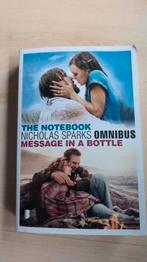Nicolas Sparks omnibus the notebook en Message in a Bottle, Ophalen of Verzenden, Zo goed als nieuw, Nederland
