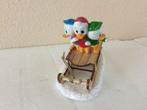 Disney kwik kwek en kwak - beeldje - kerstdorp, Verzamelen, Ophalen, Donald Duck, Zo goed als nieuw, Beeldje of Figuurtje