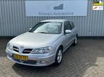 Nissan Almera 1.8 Luxury Airco, Apk 09/25, Gebruikt, 4 cilinders, Metallic lak, Leder en Stof