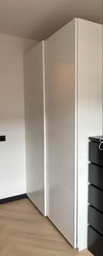 Witte Pax kledingkast (2x75cm) met gebruikssporen, Huis en Inrichting, Kasten | Kledingkasten, Ophalen, Overige materialen, Gebruikt