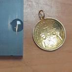 Geel Gouden 14 k hanger  2,6 gram, Sieraden, Tassen en Uiterlijk, Antieke sieraden, Ophalen of Verzenden, Goud, Hanger