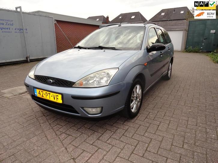 Ford Focus Wagon 1.6-16V Futura (KM 180262 NAP LEER CLIMA), Auto's, Ford, Bedrijf, Te koop, Focus, ABS, Airbags, Airconditioning